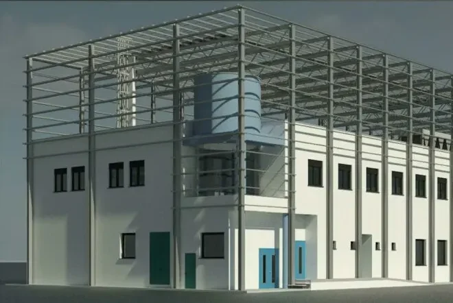 edificio industrial energía solar